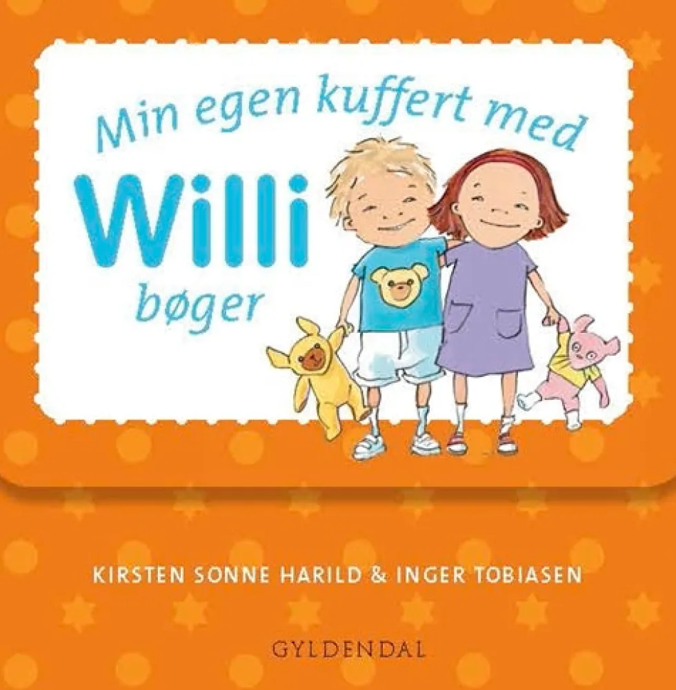Min egen kuffert med Willi bøger