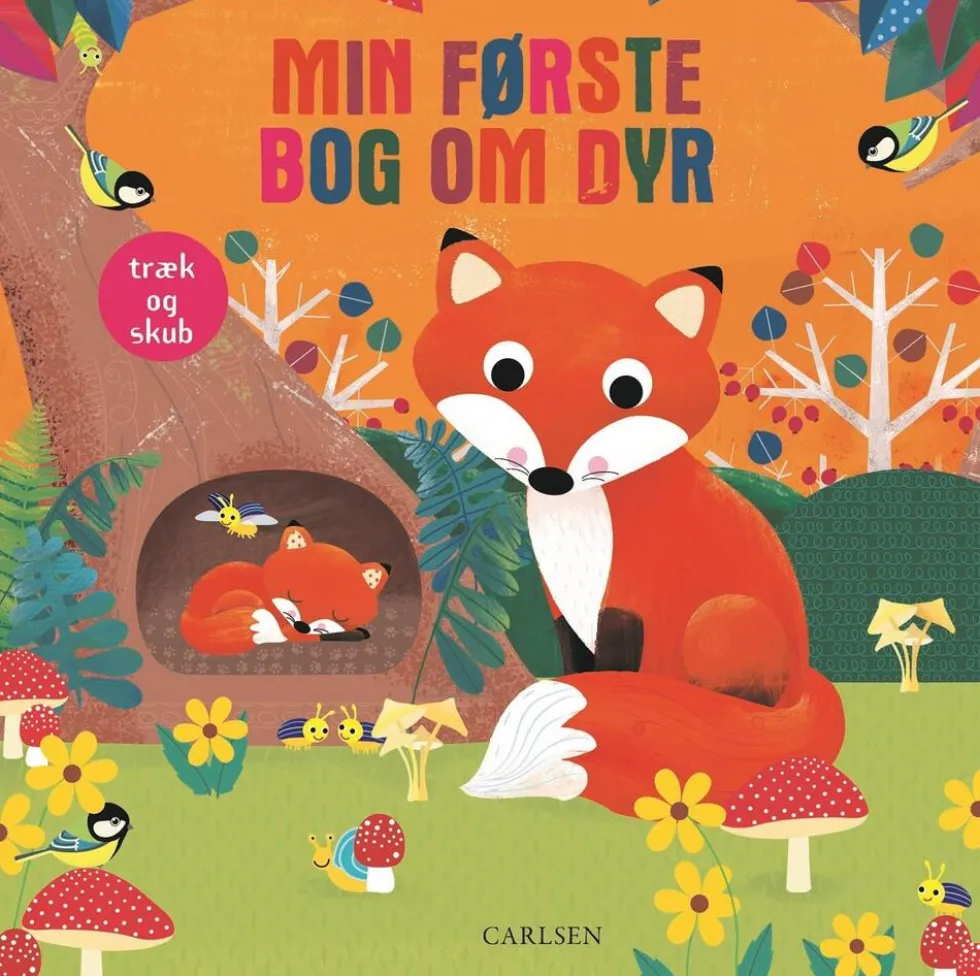 Min første bog om dyr - træk og skub