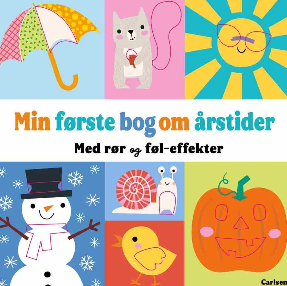 Min første bog om årstiderne med rør og føl-effekter
