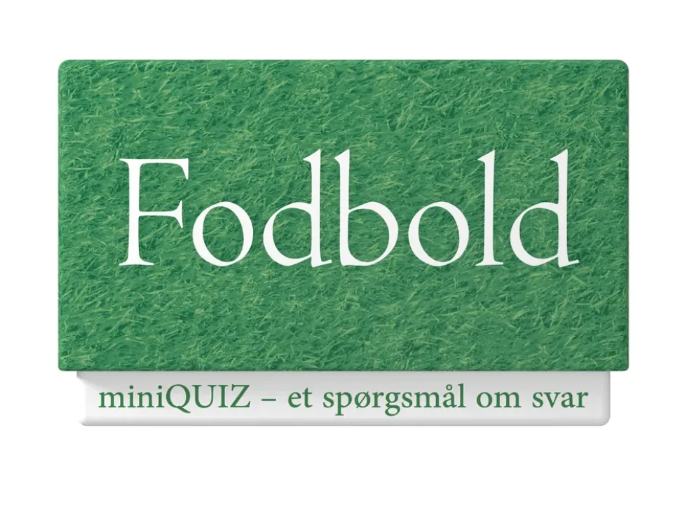 miniQUIZ - Fodbold