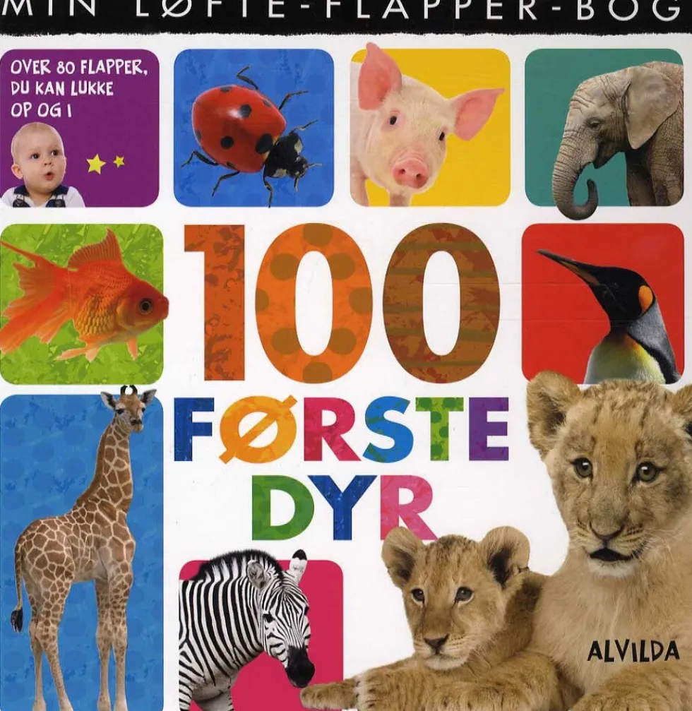 Min løfte-flapper-bog - 100 første dyr