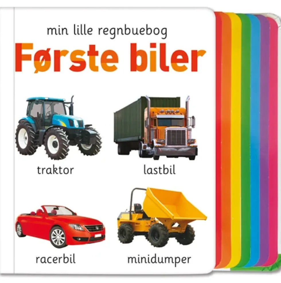 Min lille regnbuebog - Første biler