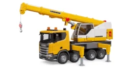 Mobilkran Bruder Scania Super 560R Liebherr inkl. lys/lyd