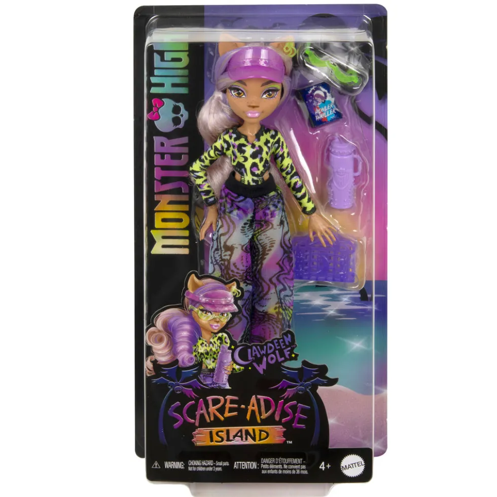 Monster High Scare-adise Island Clawdeen Doll