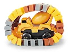 Multi track constructionssæt med 204 dele