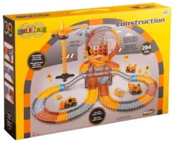 Multi track constructionssæt med 204 dele