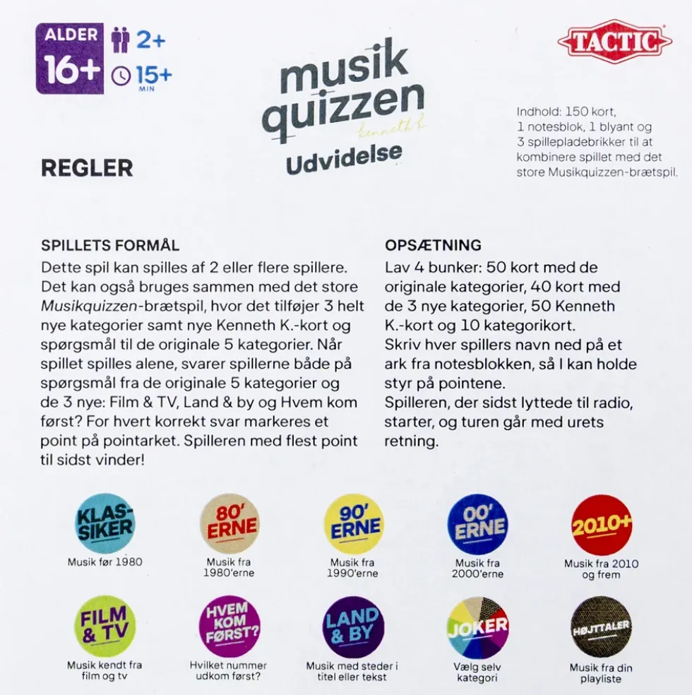 Musikquizzen udvidelse