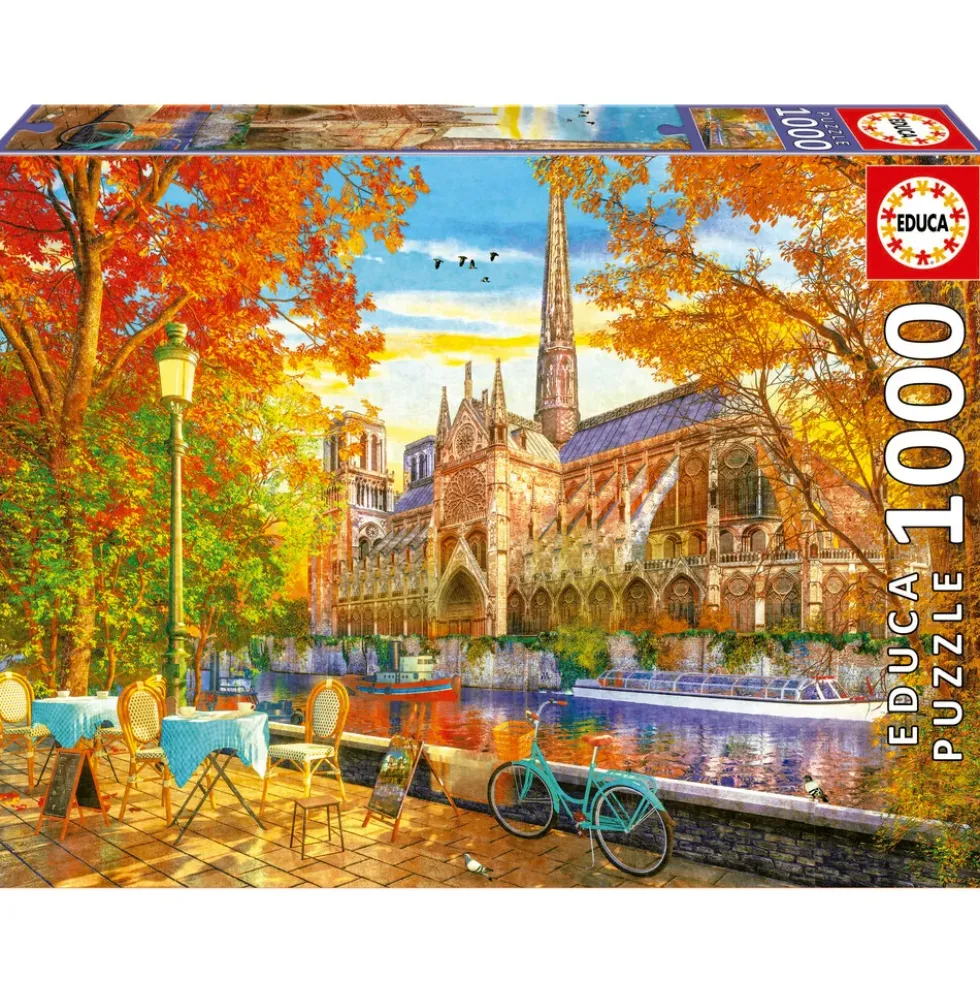 Notre Dame in Autumn 1000 brikker