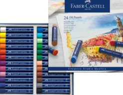 Oliekridt Faber-Castell pastels 24 stk