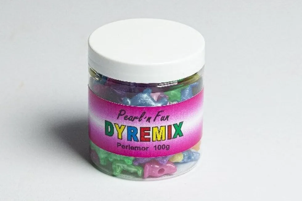 Pearl`n fun dyremix perlemor bøtte 100g