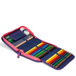 Penalhus Ergobag m/indhold Pearl DiveBear
