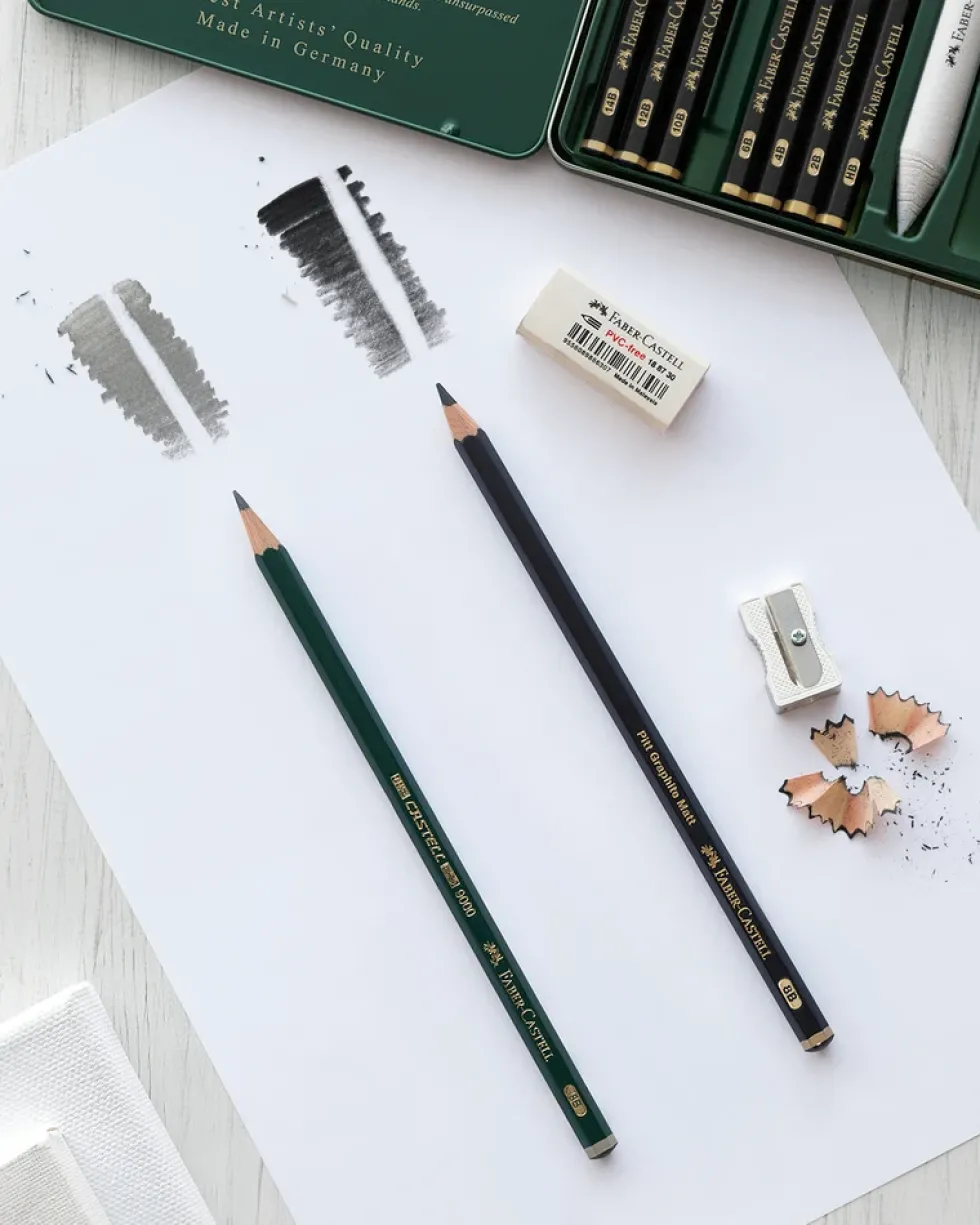 Pencil pitt graphite mat Faber-Castell 11 stk
