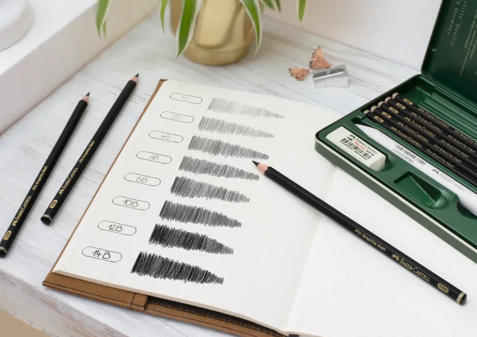 Pencil pitt graphite mat Faber-Castell 11 stk