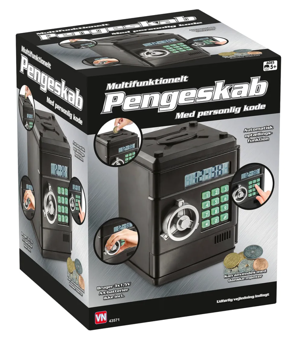 Pengeskab med personlig kode