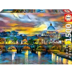 Peters Basilica & Angelo Bridge 1500 brikker