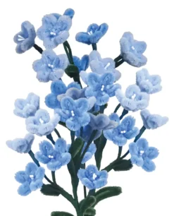 Piberenser blomster blå blomster 4 STK