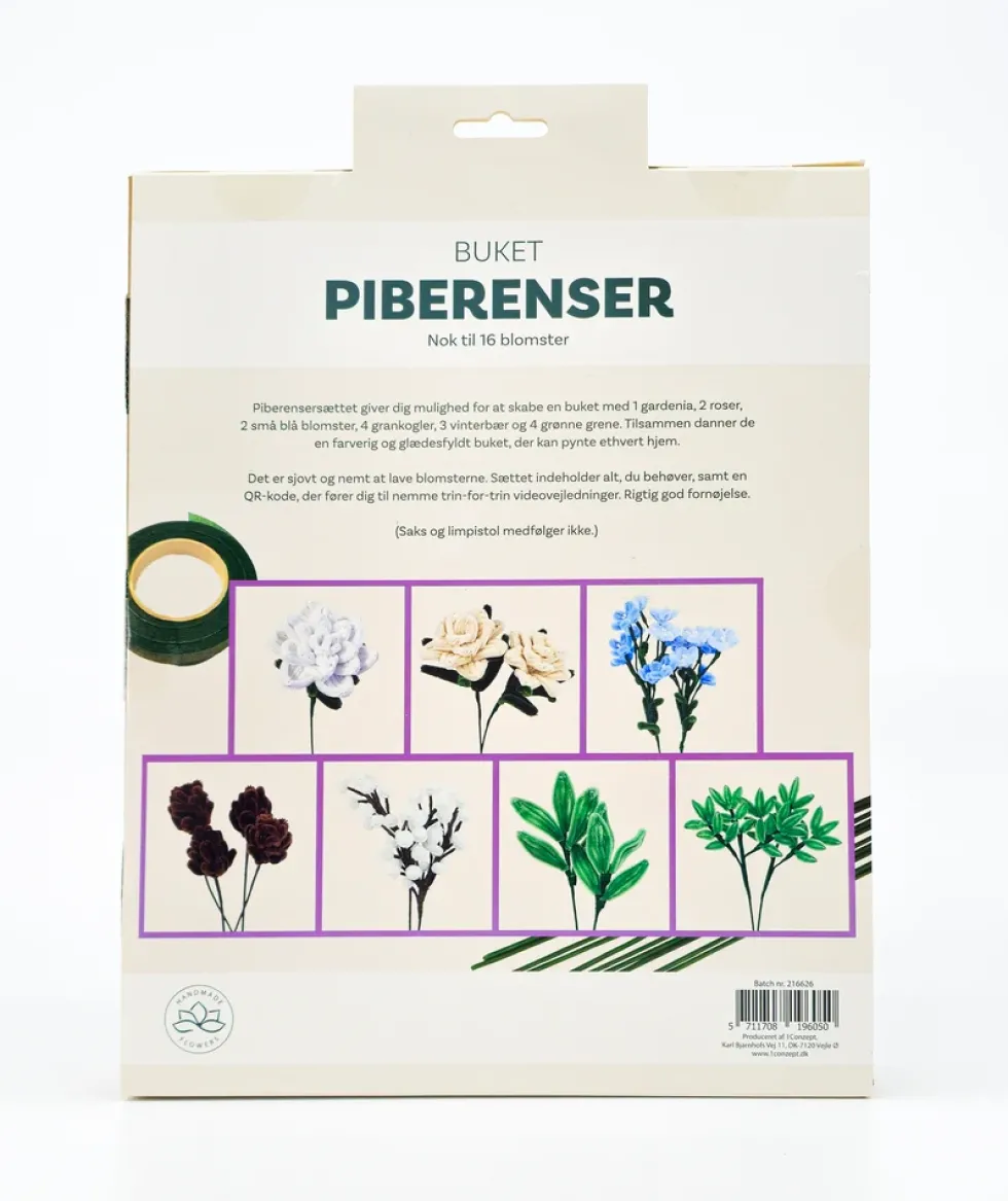 Piberenser vinter blomsterbuket 15 STK