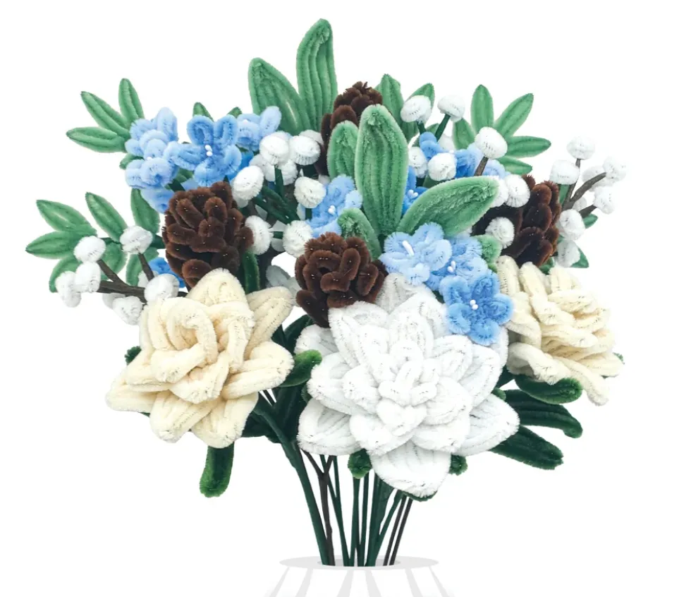 Piberenser vinter blomsterbuket 15 STK