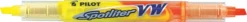 Pilot overstregningspen Spotliter VW 2-i-1 gul/orange