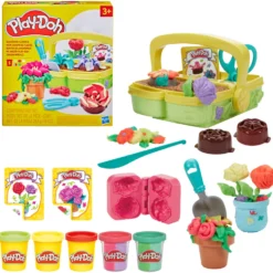 Play-Doh blooming flowers