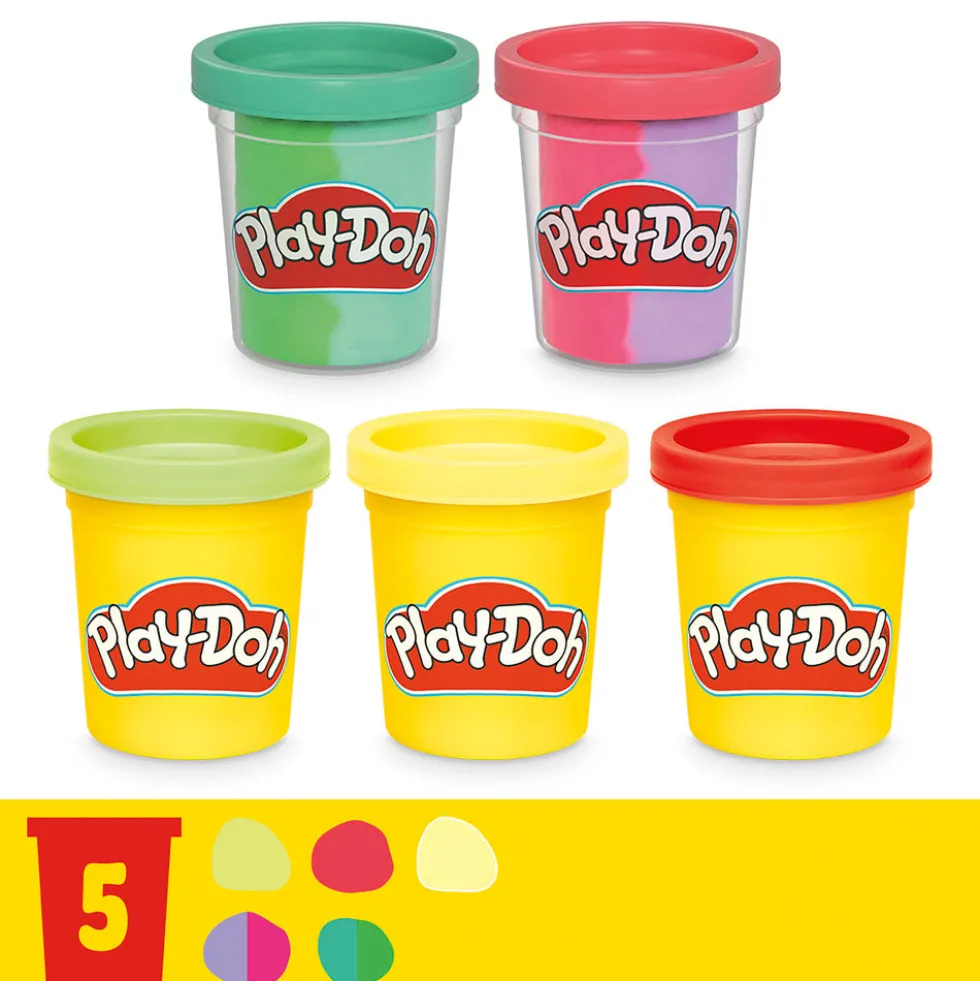 Play-Doh blooming flowers