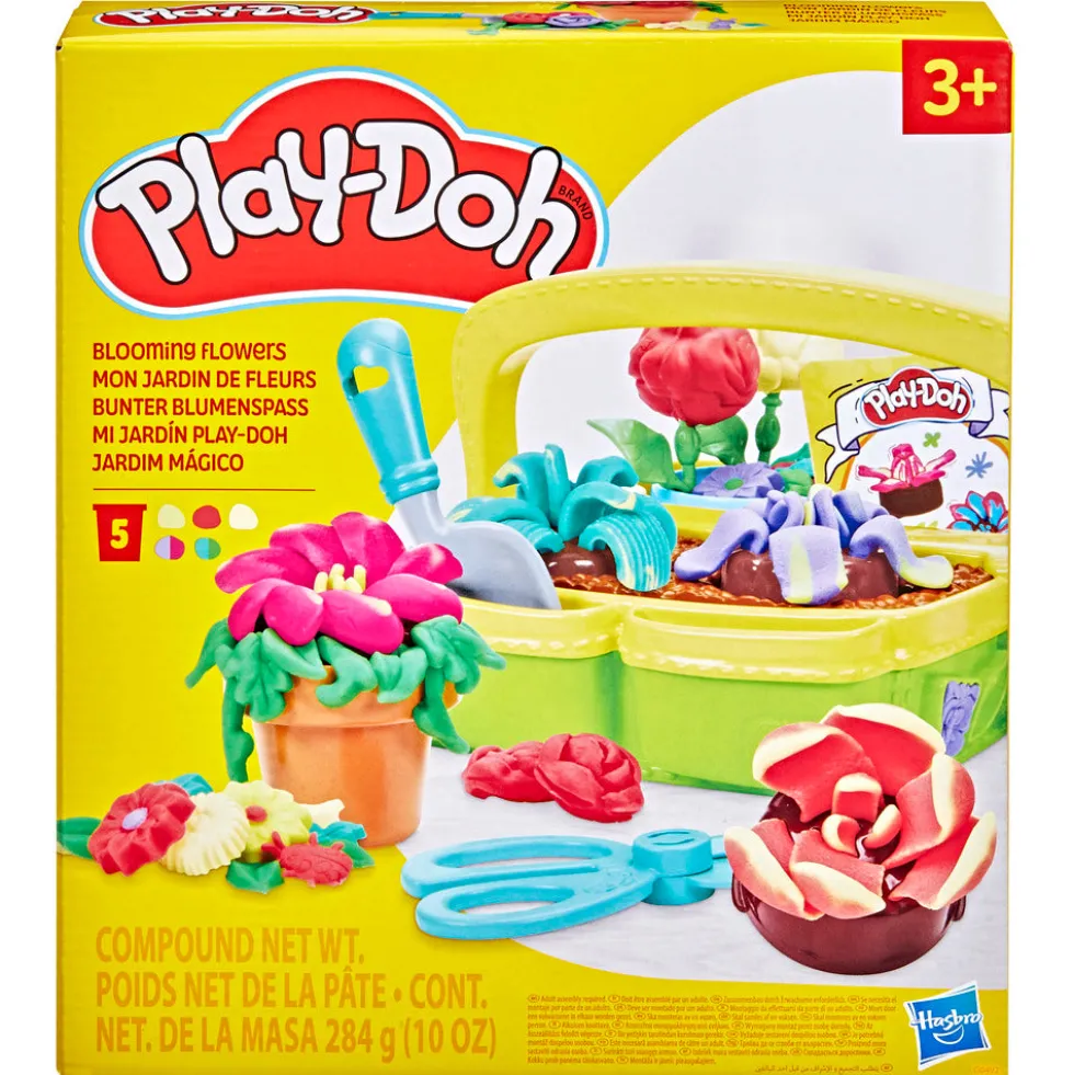 Play-Doh blooming flowers