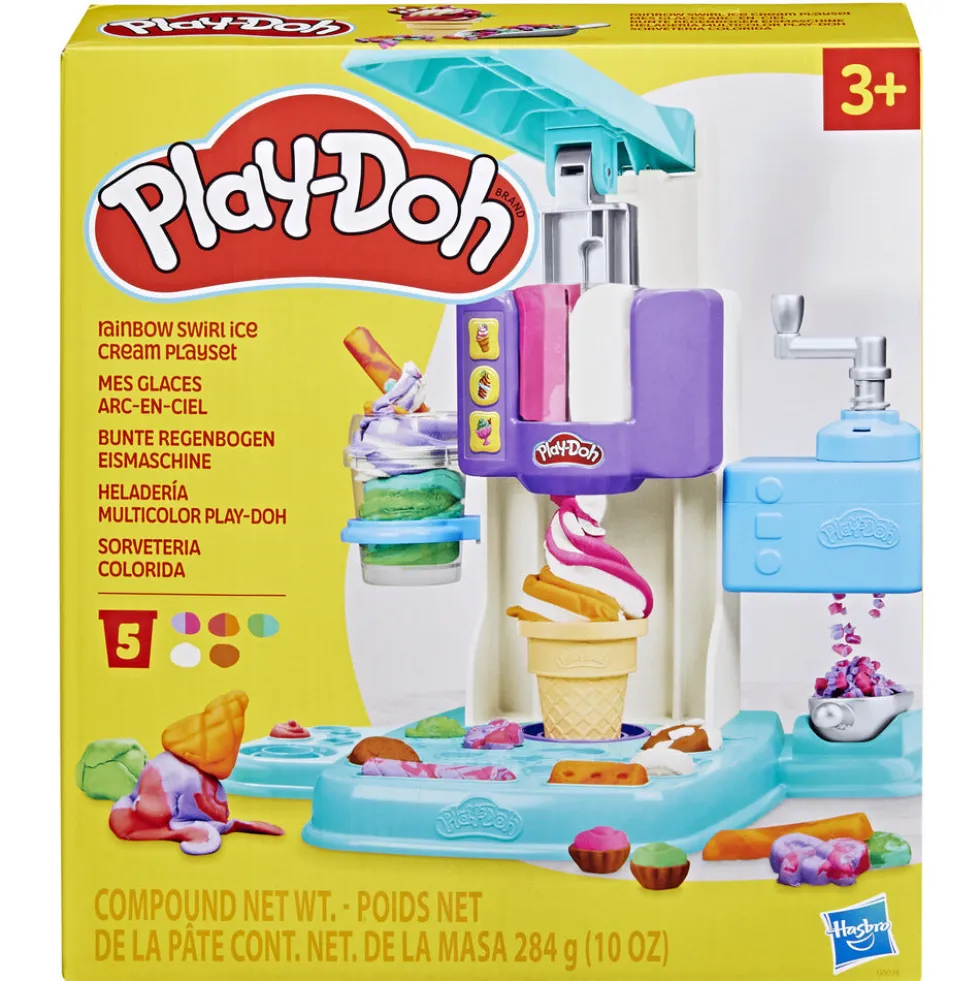 Play-Doh Rainbow Swirl Ice Cream Playset