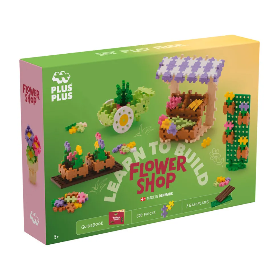 Plus-Plus Learn to Build Flower Shop