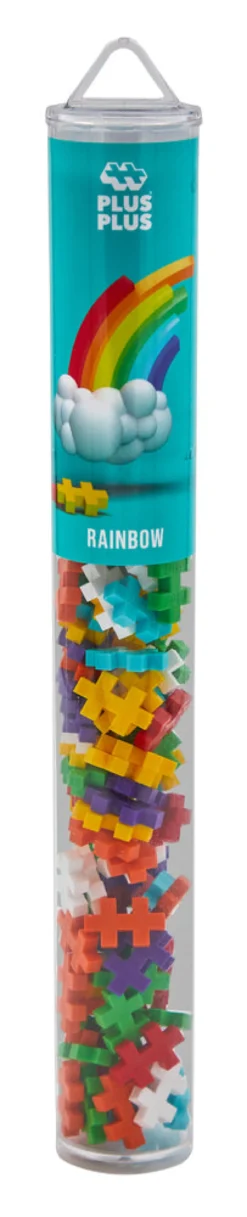 Plus-Plus Rainbow mix / 100 pcs Tube