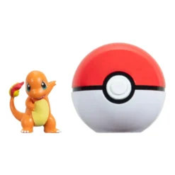 Pokemon clip n go Charmander with poke ball