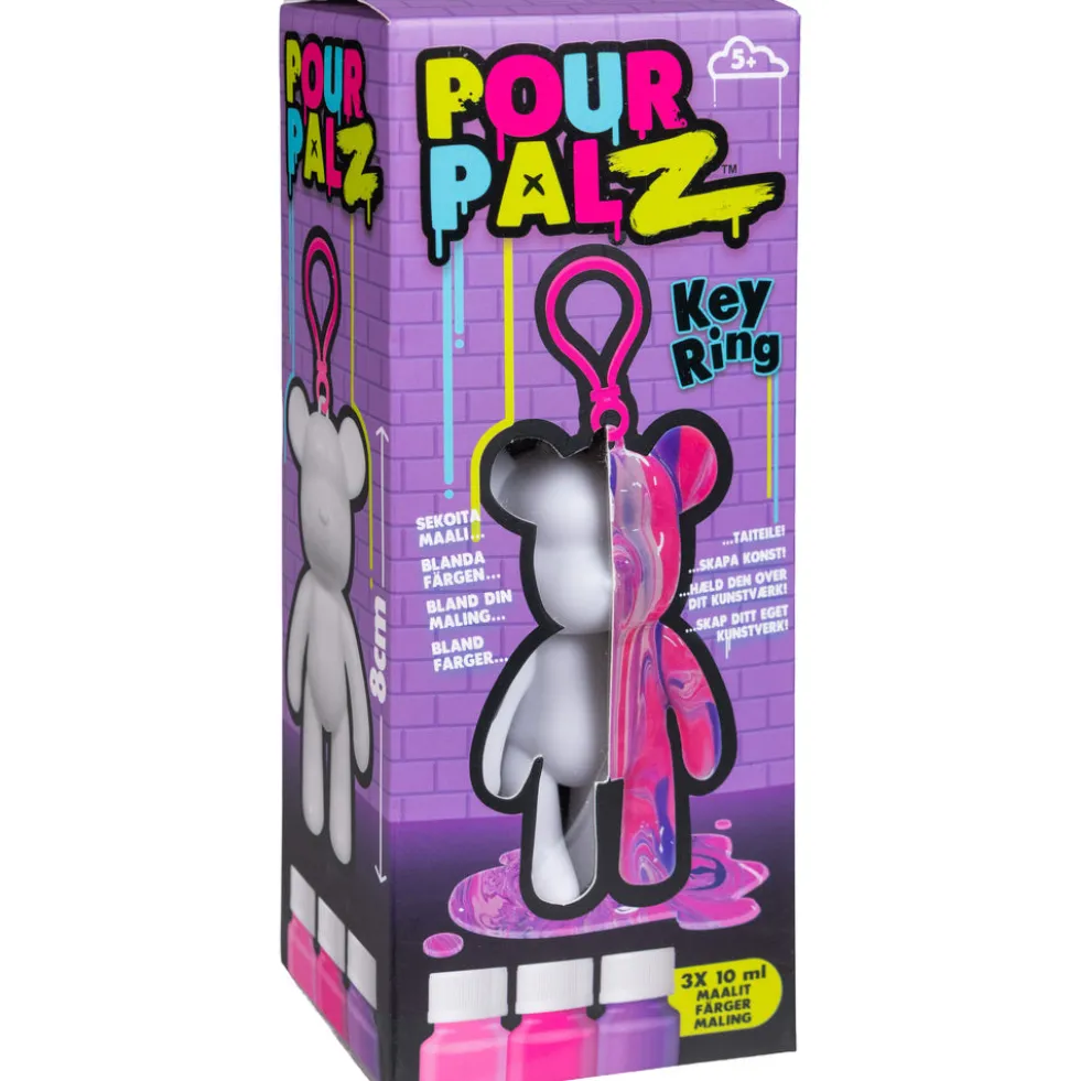 Pour Palz Bear nøglering ass