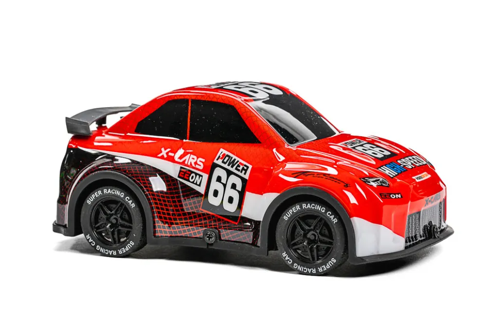 RC Mini Rally 1:24 2,4GHz med lyd, rød