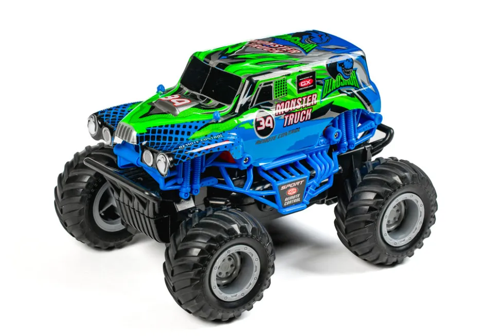 RC Monster Truck 1:20 2,4GHz, blå/grøn