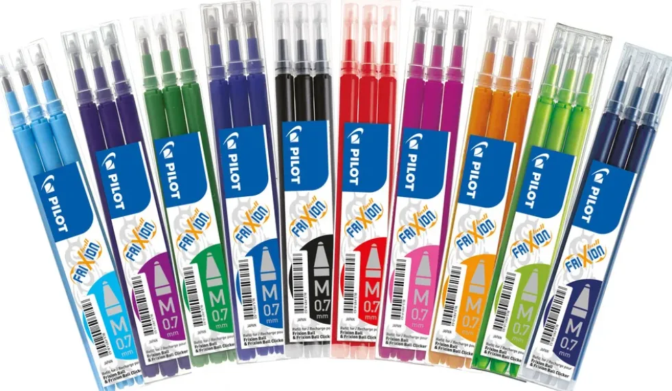 Refill Pilot frixion turkis 0.7 mm pakke m/3 stk