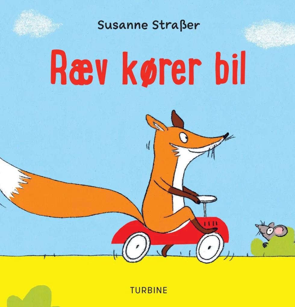Ræv kører bil