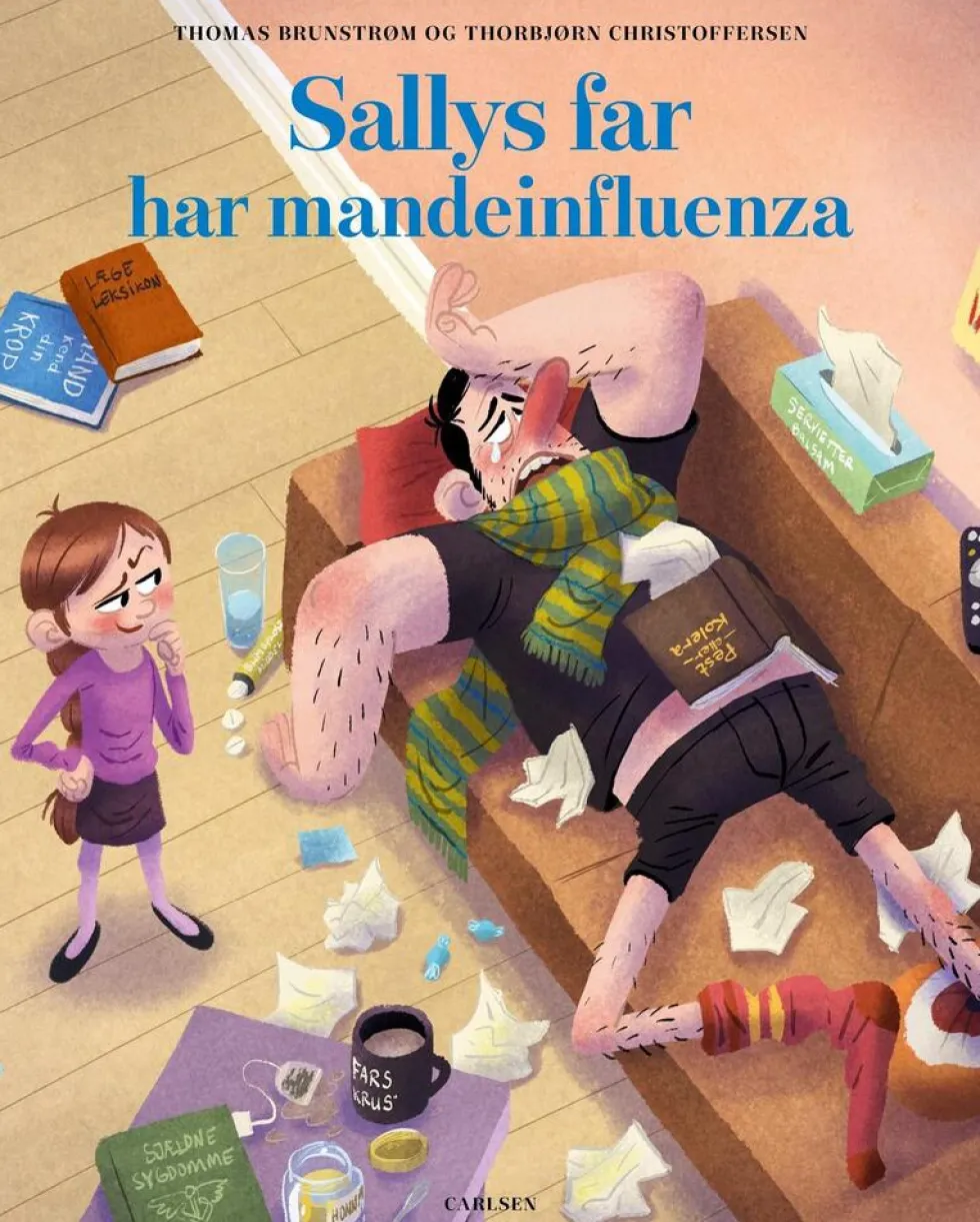 Sallys far har mandeinfluenza