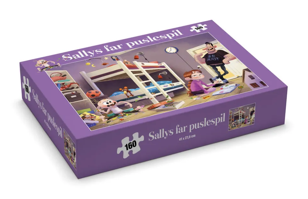 Sallys far puslespil, 160 brikker