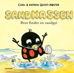 Sandkassen. Bror finder en vandpyt