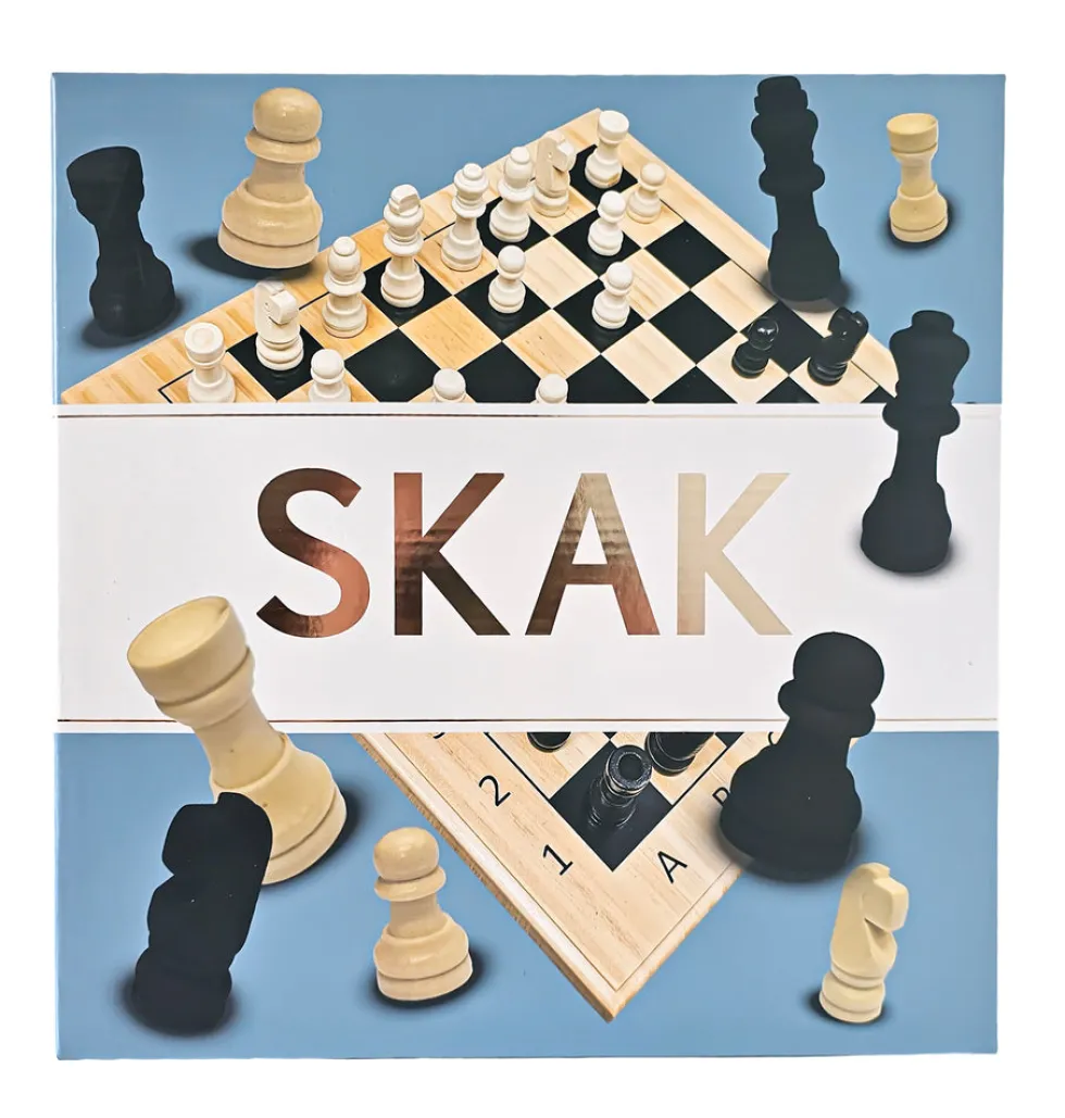Skakspil i træ