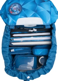 Skoletaske Beckmann 22 L Blue Lightning