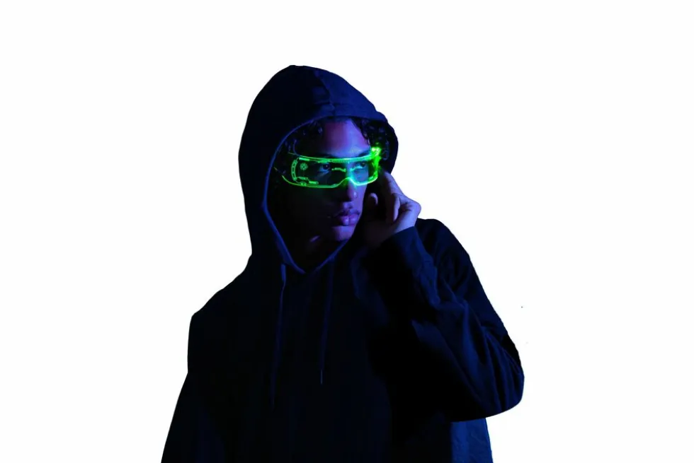 Spy X Nat-observationsbriller m. LED-lys