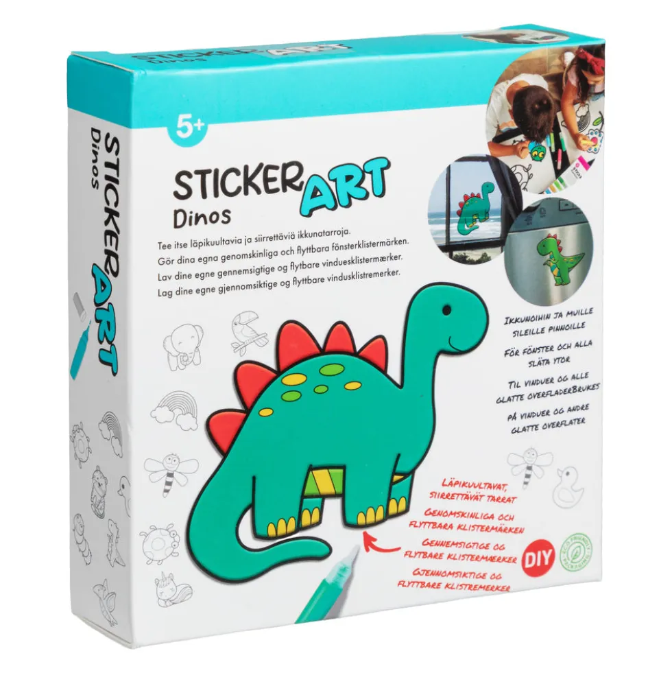 Sticker Art vinduesklistermærker ass