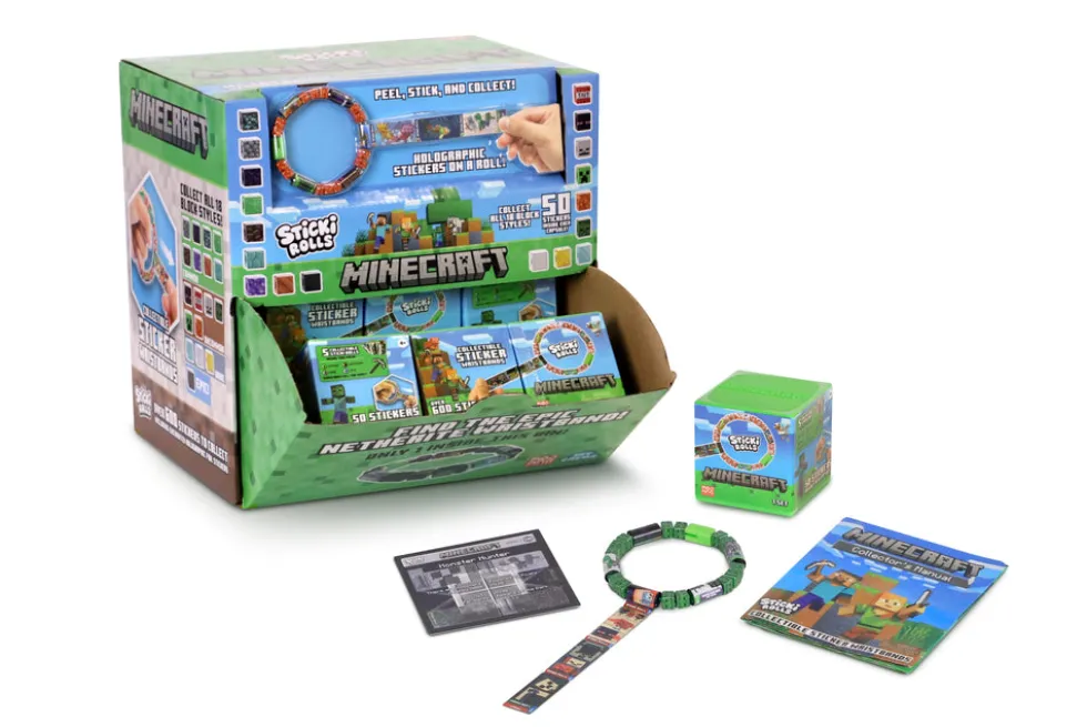 Sticki Rolls Band Capsule Minecraft Ass