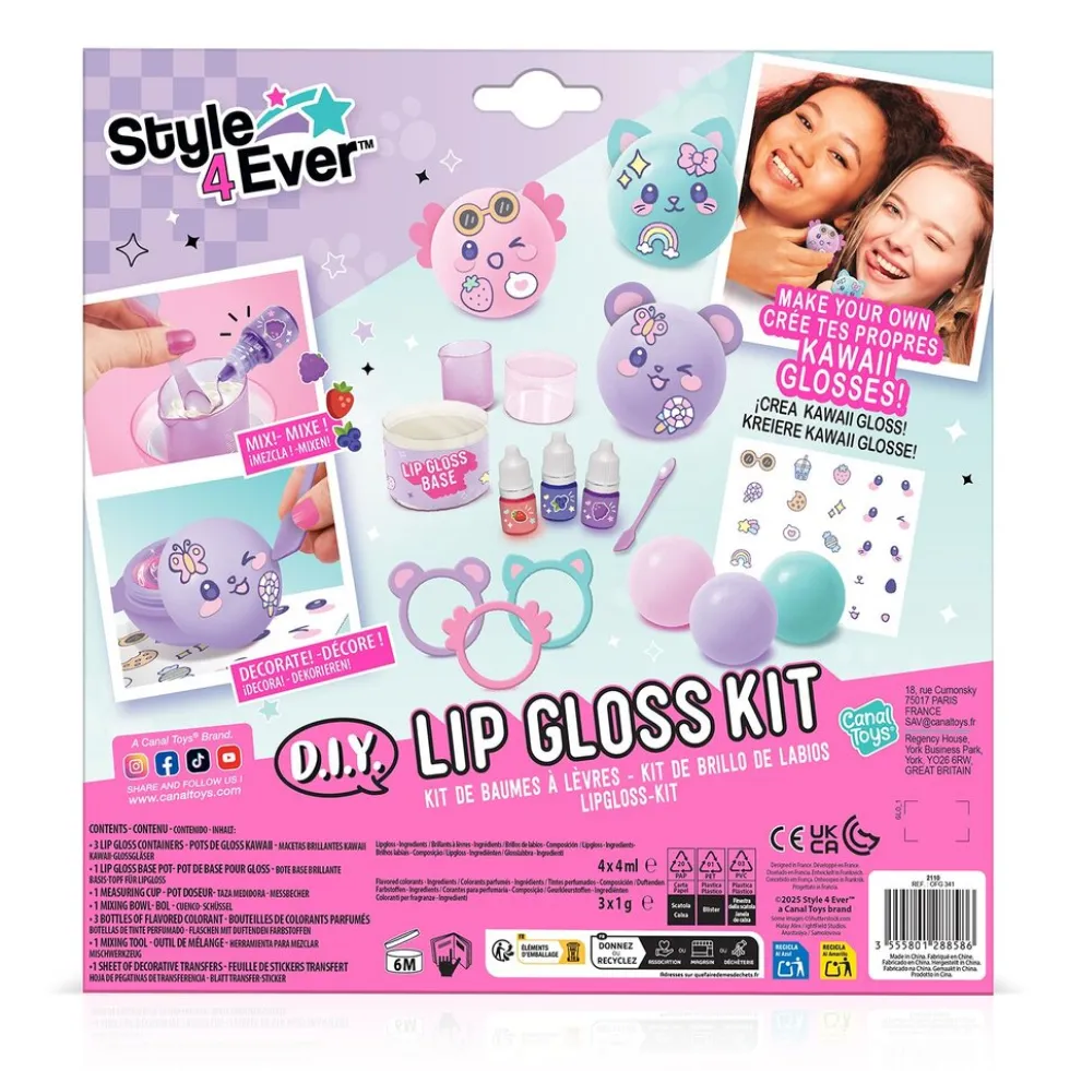 Style 4 Ever Læbebalsam Sæt Kawaii Stil