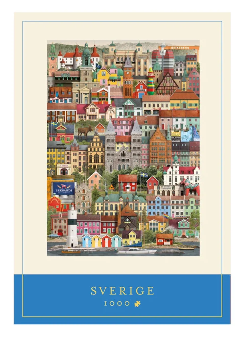 Sverige 1000 brikker