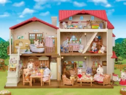 Sylvanian Families Byhus med Lys - med hemmeligt loftsrum