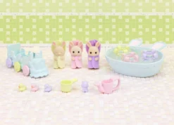 Sylvanian Families Trillingernes Badetid's sæt