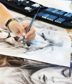 Tegnesæt graphit stylus luksus