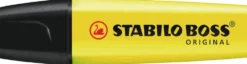Tekstmarker Stabilo boss gul 24