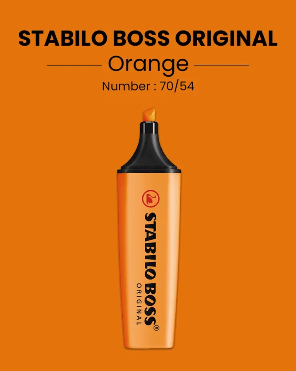 Tekstmarker Stabilo boss orange 54